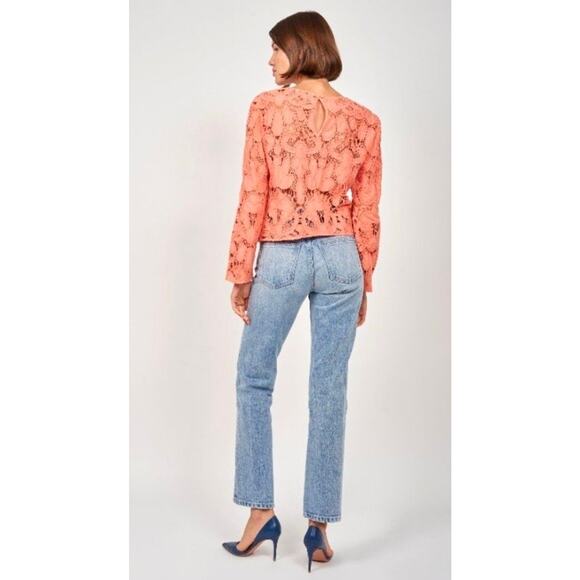 Joie Leith eyelet cotton top Size Small $228 - Picture 2 of 2